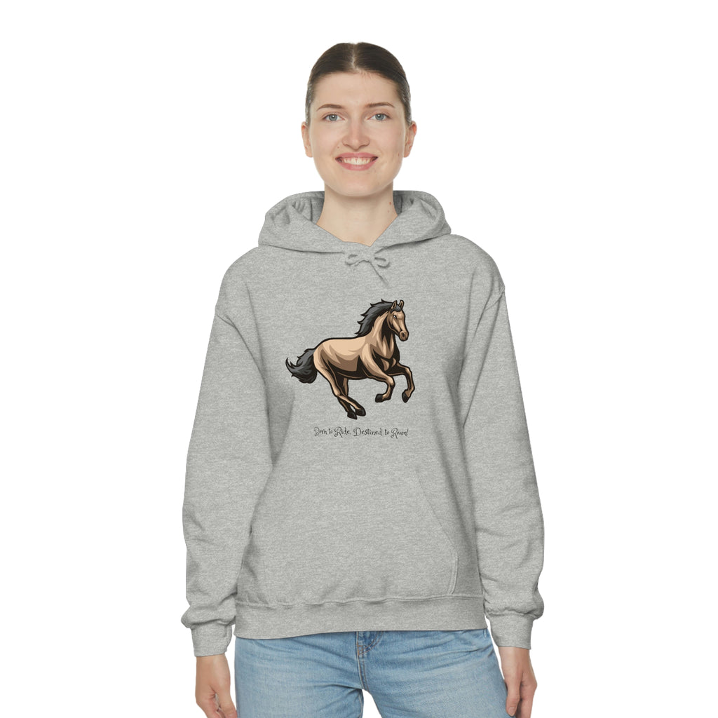 Born to Ride Horse POD Unisex Heavy Blend™ Hooded Sweatshirt