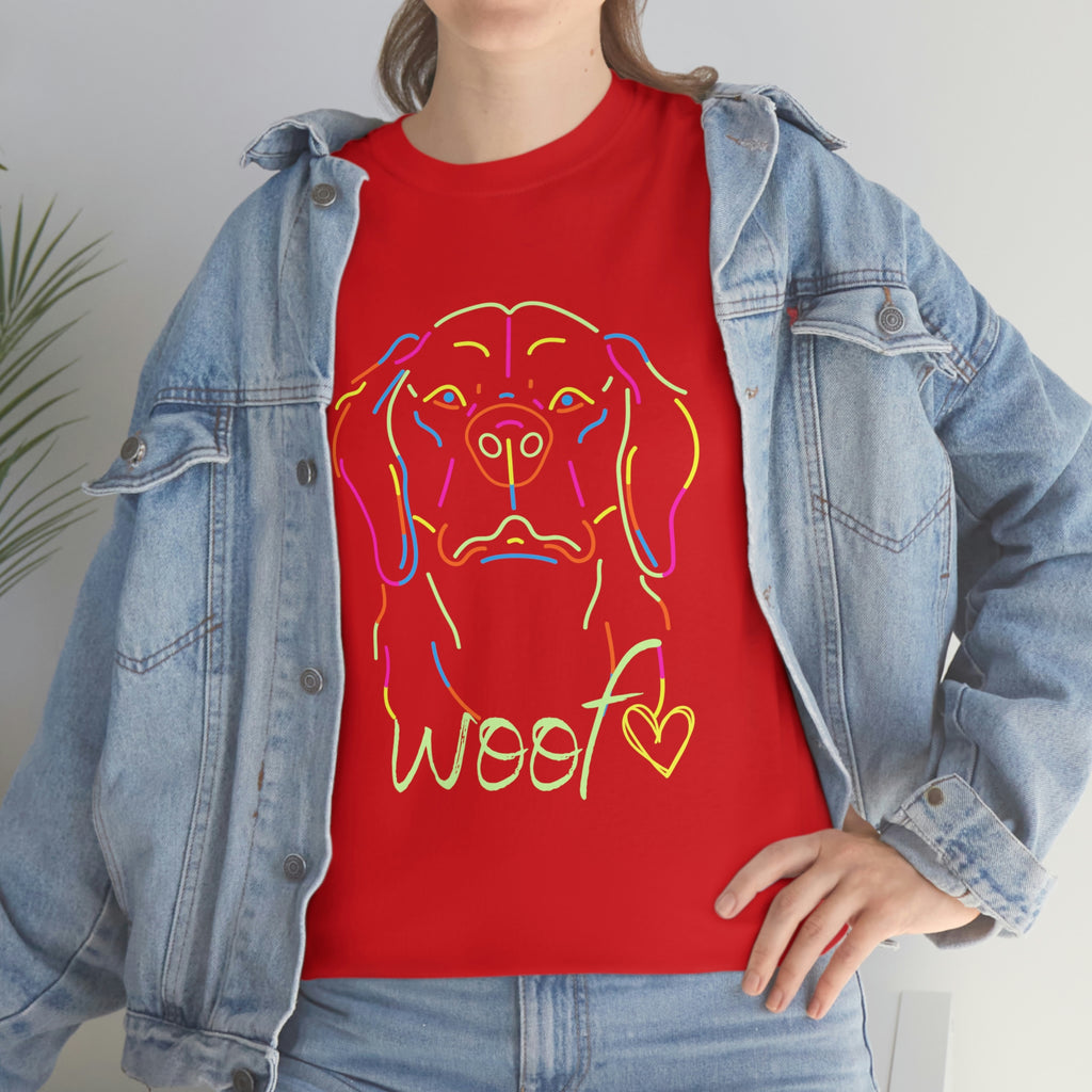 Neon Dog Unisex Heavy Cotton Tee
