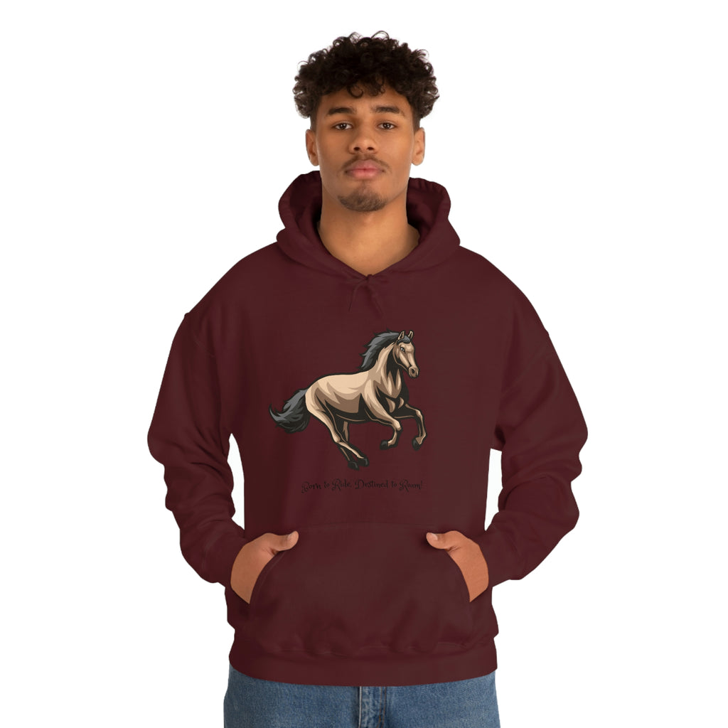 Born to Ride Horse POD Unisex Heavy Blend™ Hooded Sweatshirt