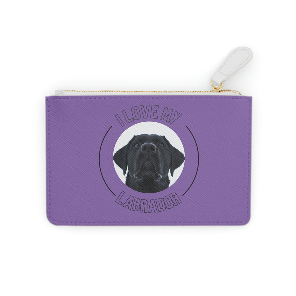 I love my Labrador Dog POD Mini Clutch Bag