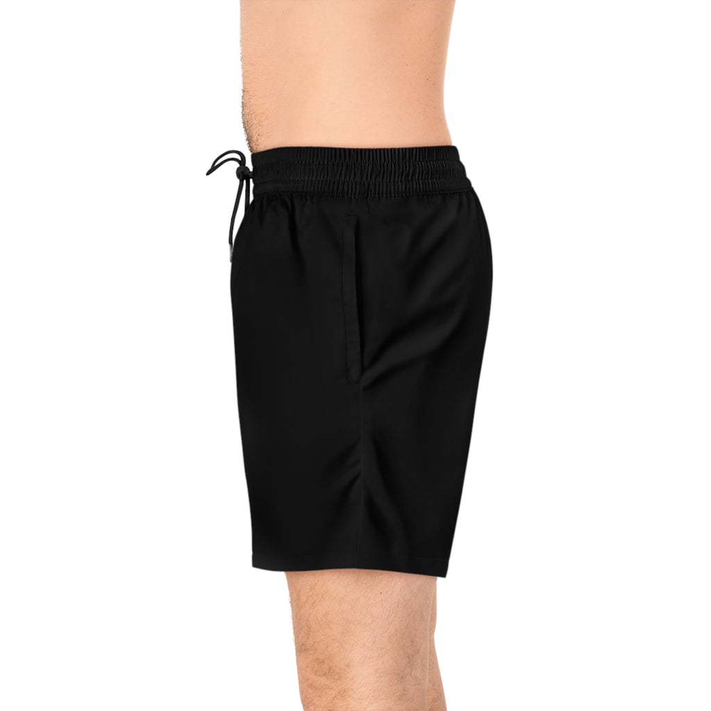 Bulldog Swagger POD Men's Mid-Length Swim Shorts (AOP)