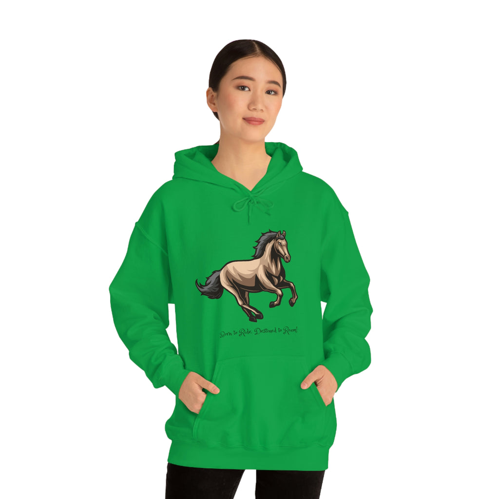 Born to Ride Horse POD Unisex Heavy Blend™ Hooded Sweatshirt