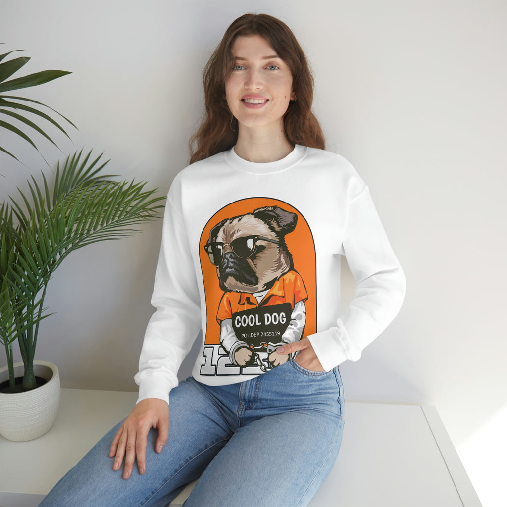 Cool Dog Unisex Heavy Blend™ Crewneck Sweatshirt POD