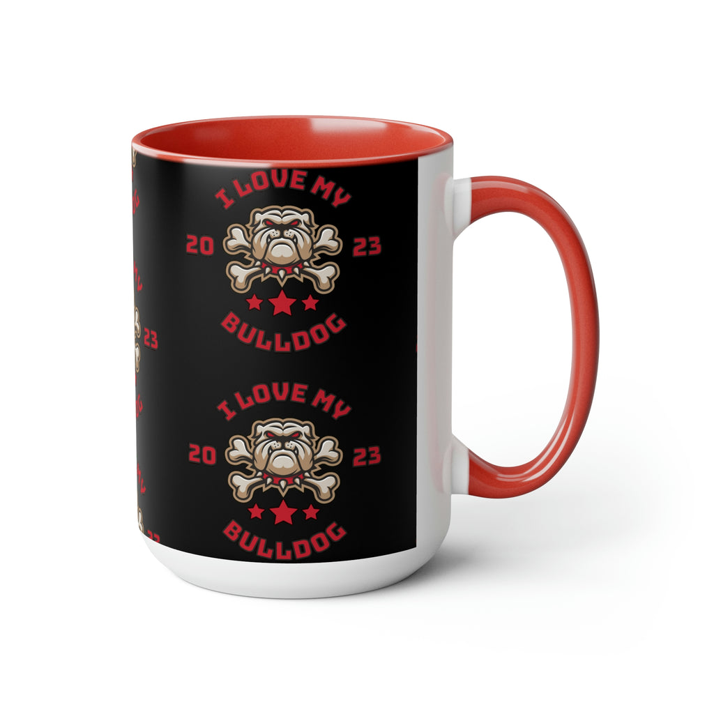 I love my Bulldog Dog POD Two-Tone Coffee Mugs, 15oz