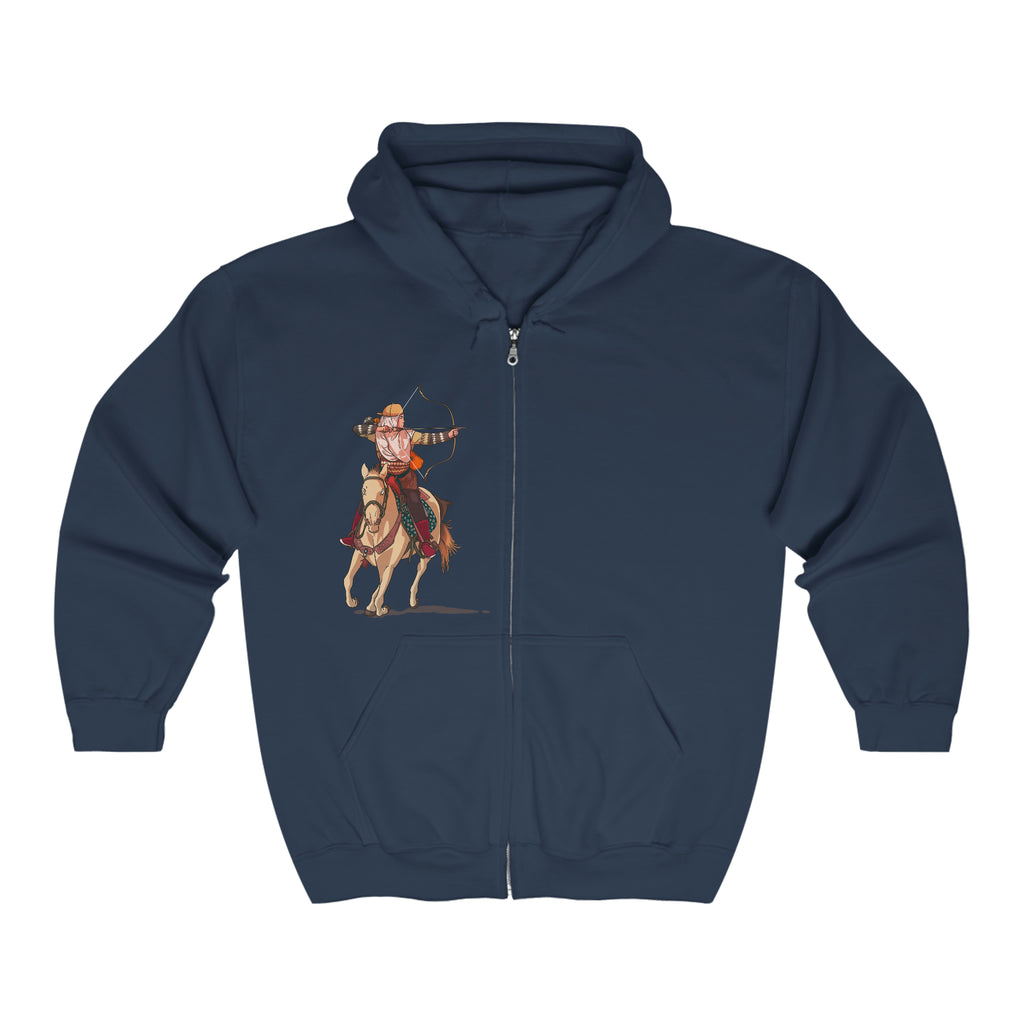 Arrow Horse POD Unisex Heavy Blend™ Full Zip Hooded Sweatshirt
