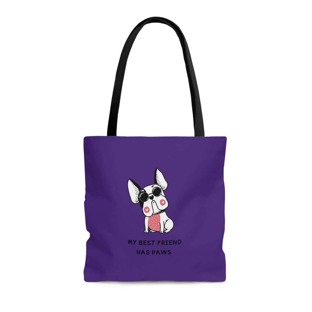 My Bestfriend Has Paws Dog POD Tote Bag (AOP)