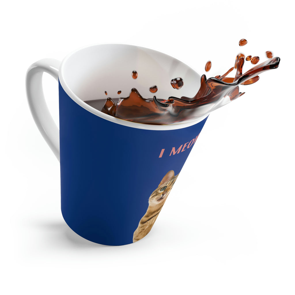 I Meow You Cat POD Latte Mug