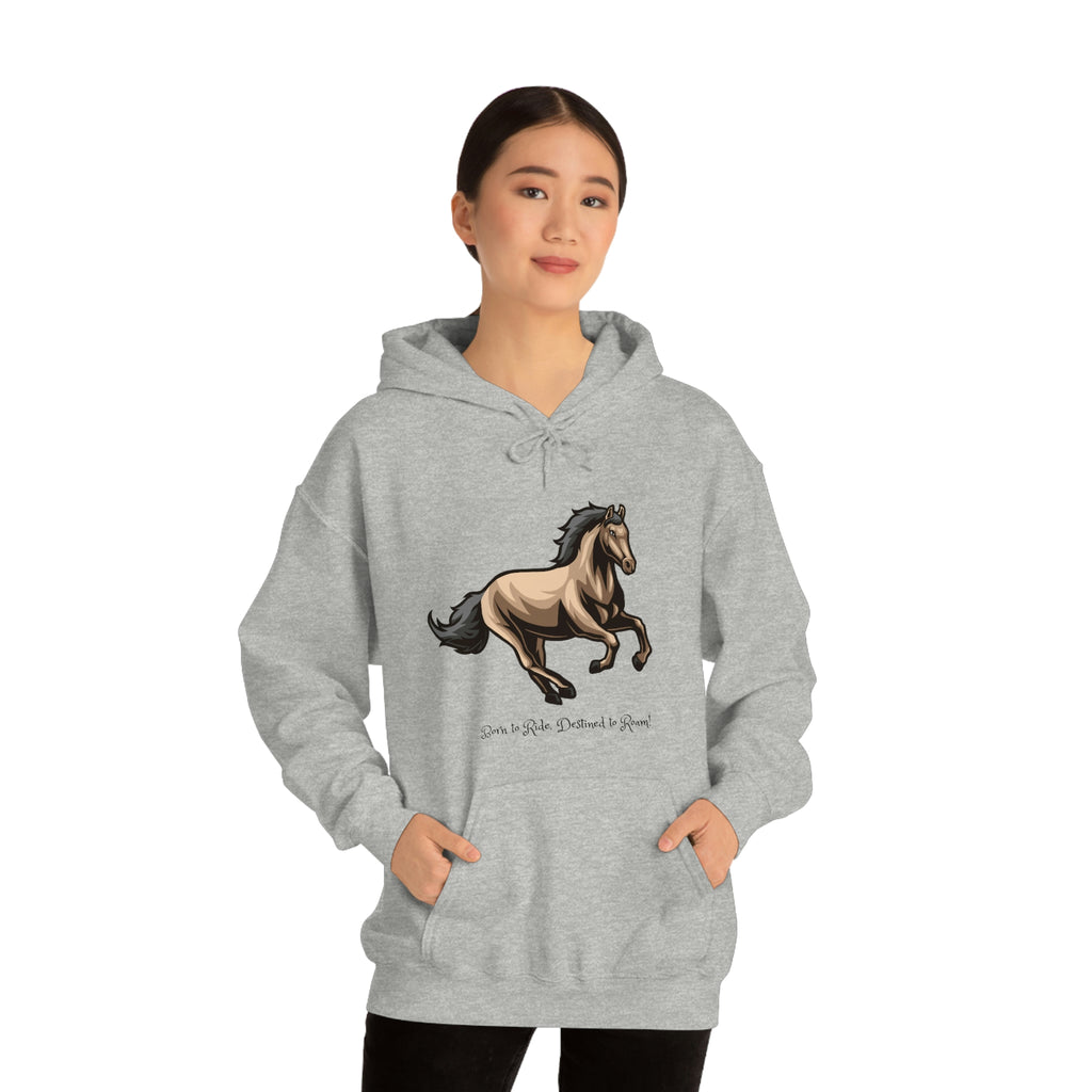 Born to Ride Horse POD Unisex Heavy Blend™ Hooded Sweatshirt