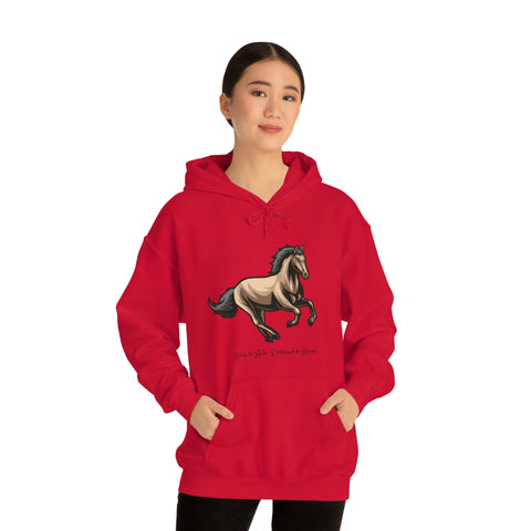 Born to Ride Horse POD Unisex Heavy Blend™ Hooded Sweatshirt