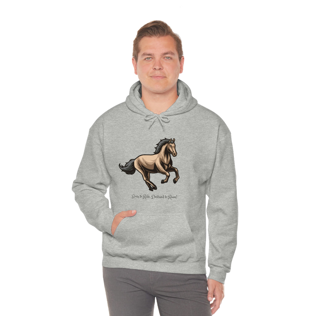 Born to Ride Horse POD Unisex Heavy Blend™ Hooded Sweatshirt