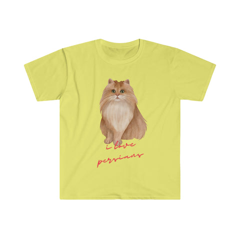 I love Persians POD Cat Unisex Softstyle T-Shirt