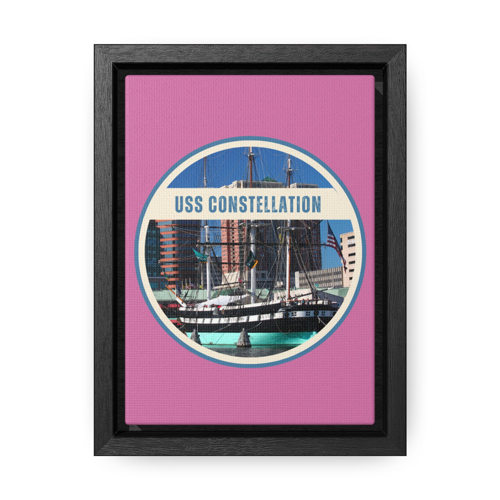 USS Constellation United States Ships POD Gallery Canvas Wraps, Vertical Frame