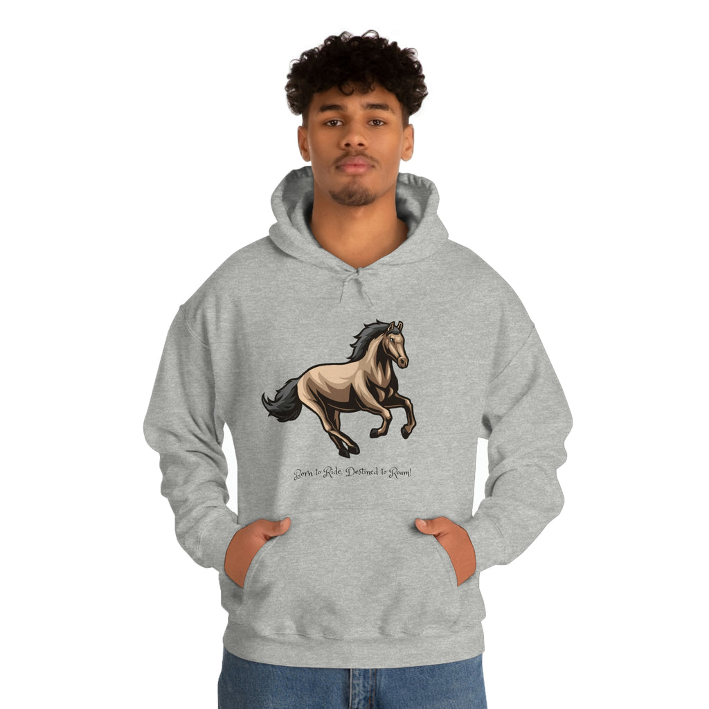 Born to Ride Horse POD Unisex Heavy Blend™ Hooded Sweatshirt