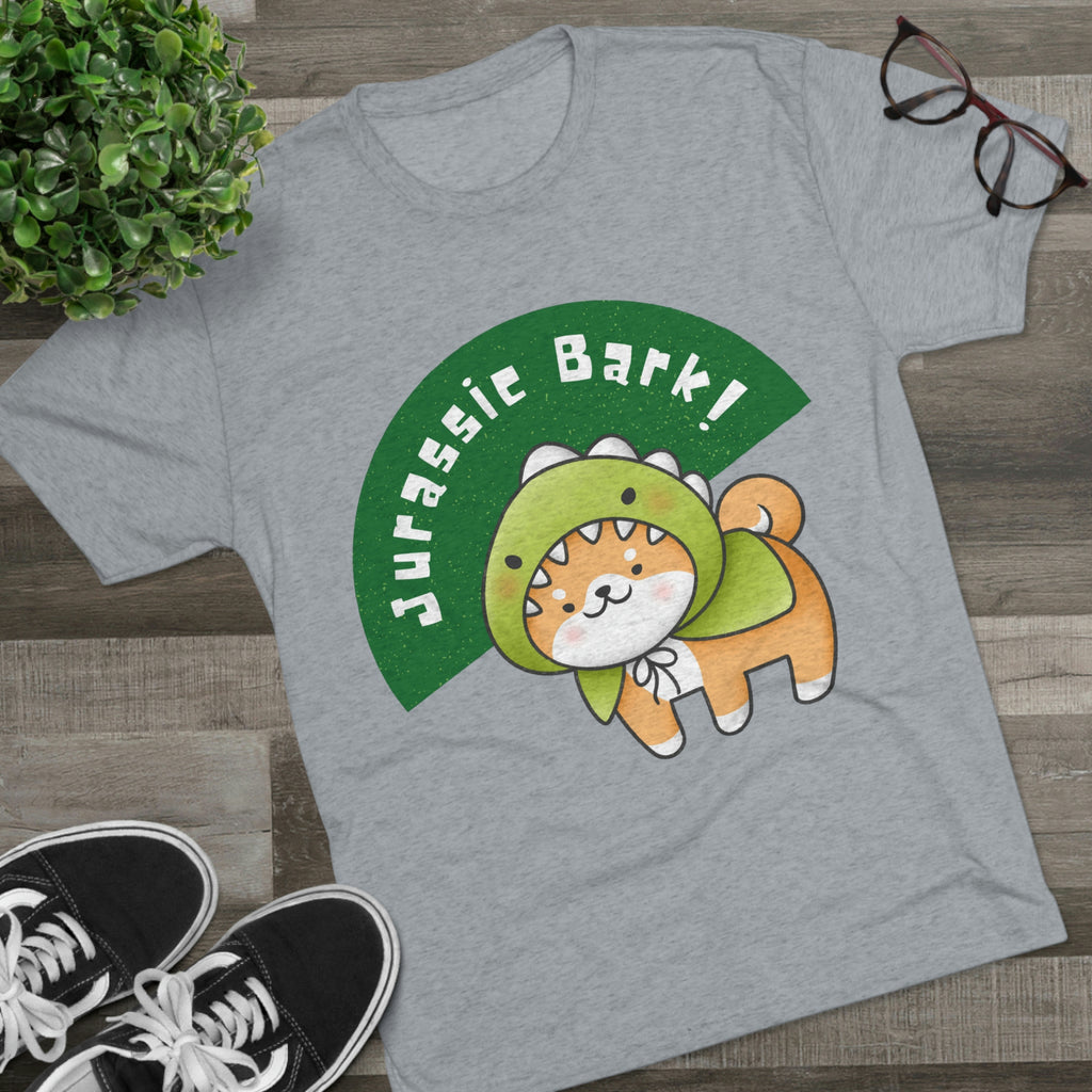 Jurassic Bark Dog POD Unisex Tri-Blend Crew Tee