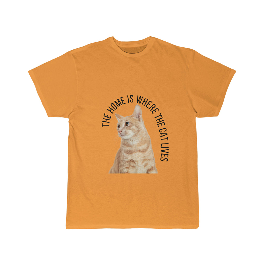 The Home Is Where The Cat Lives POD Men's Short Sleeve Tee
