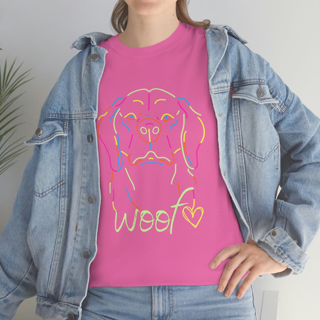 Neon Dog Unisex Heavy Cotton Tee