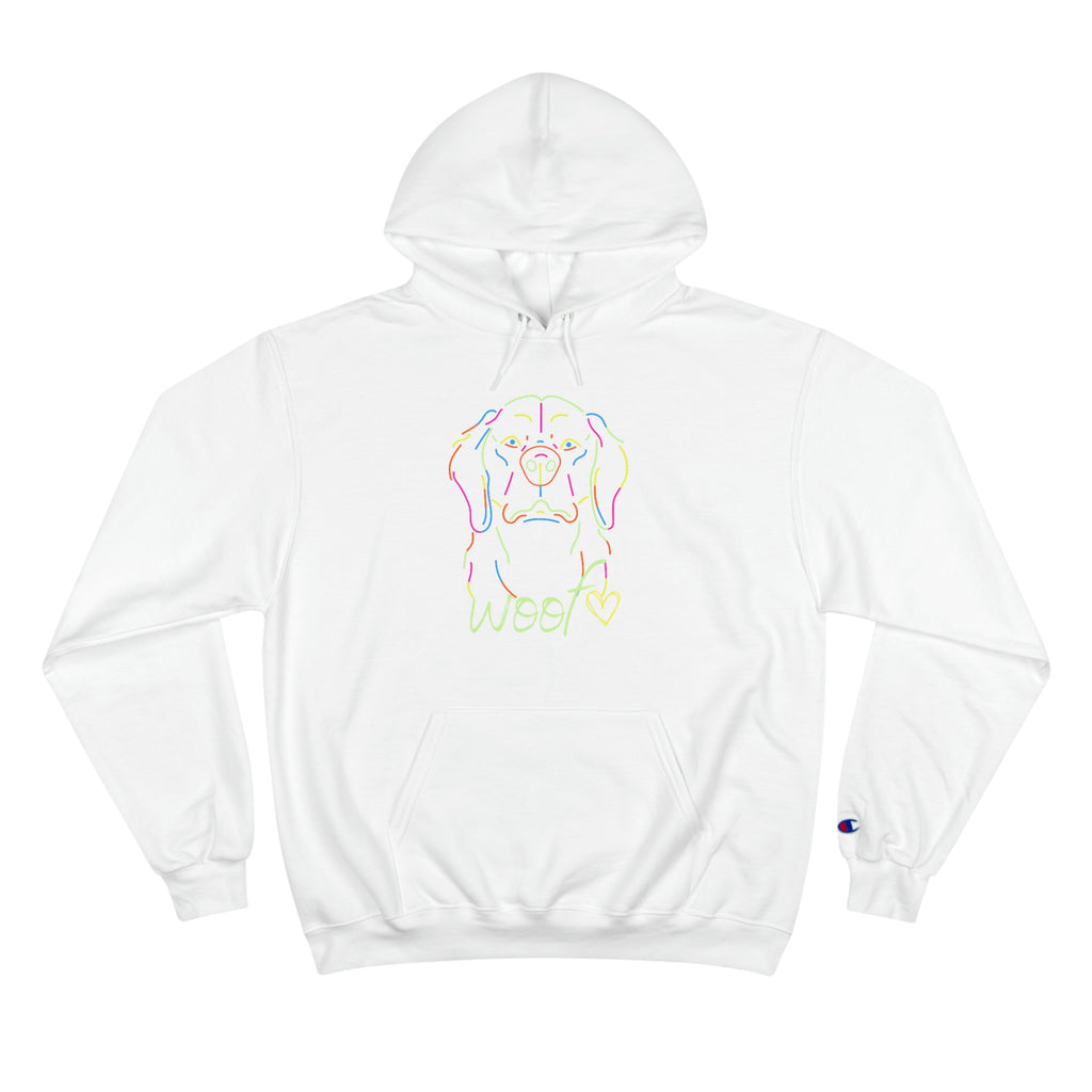 Neon Dog Champion Hoodie POD