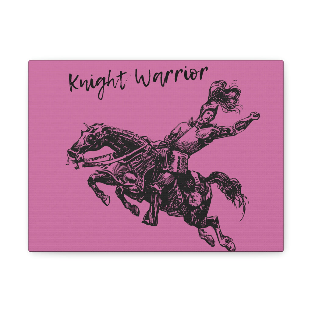 Knight Warrior Horse POD Matte Canvas, Stretched, 1.25"