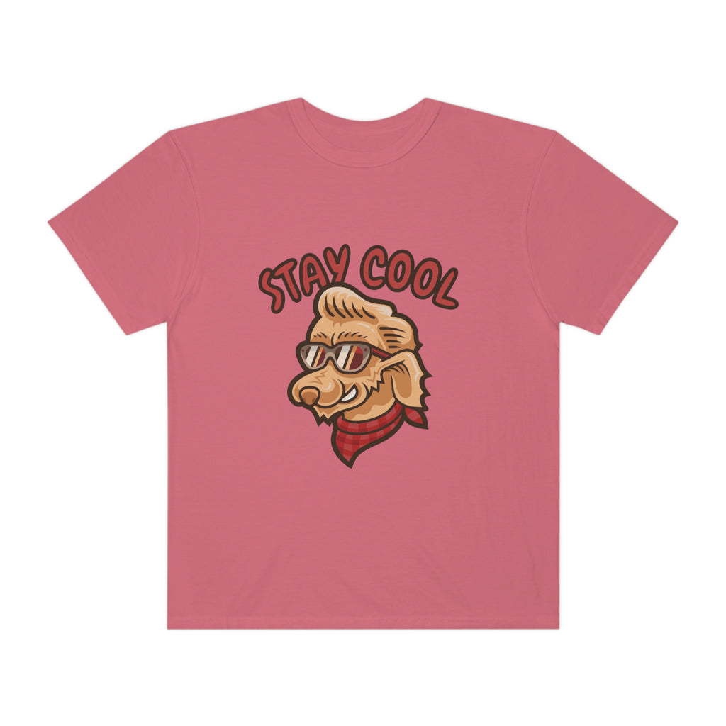 Stay Cool Dog POD Unisex Garment-Dyed T-shirt