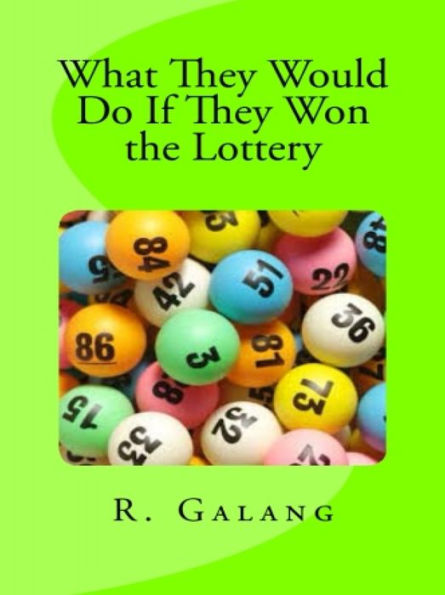 What They Would Do If They Won the Lottery