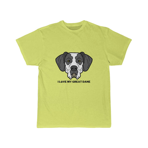 I love my Great Dane Dog POD Men's Short Sleeve Tee