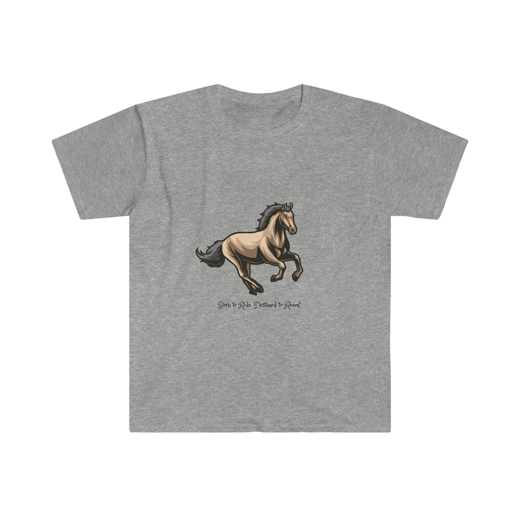 Born to Ride Horse POD Unisex Softstyle T-Shirt