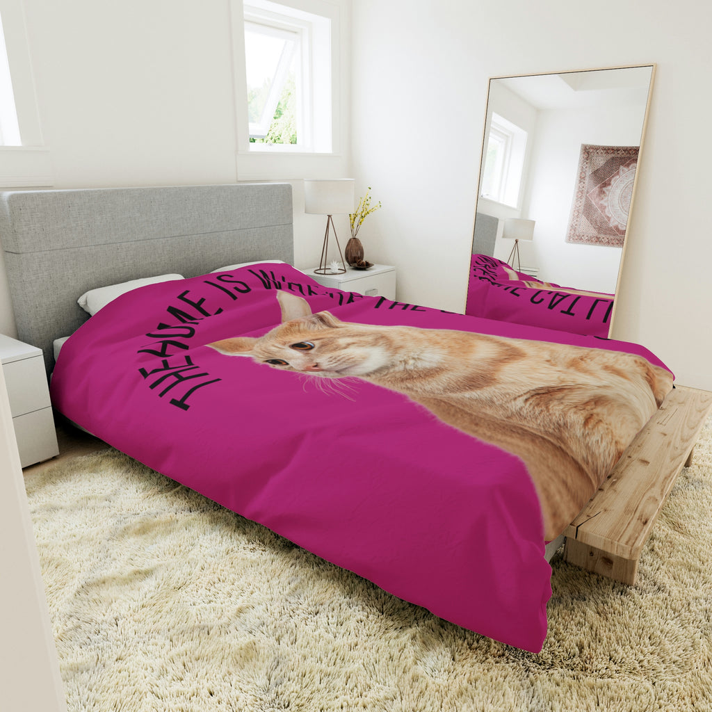The Home Is Where The Cat Lives POD Duvet Cover