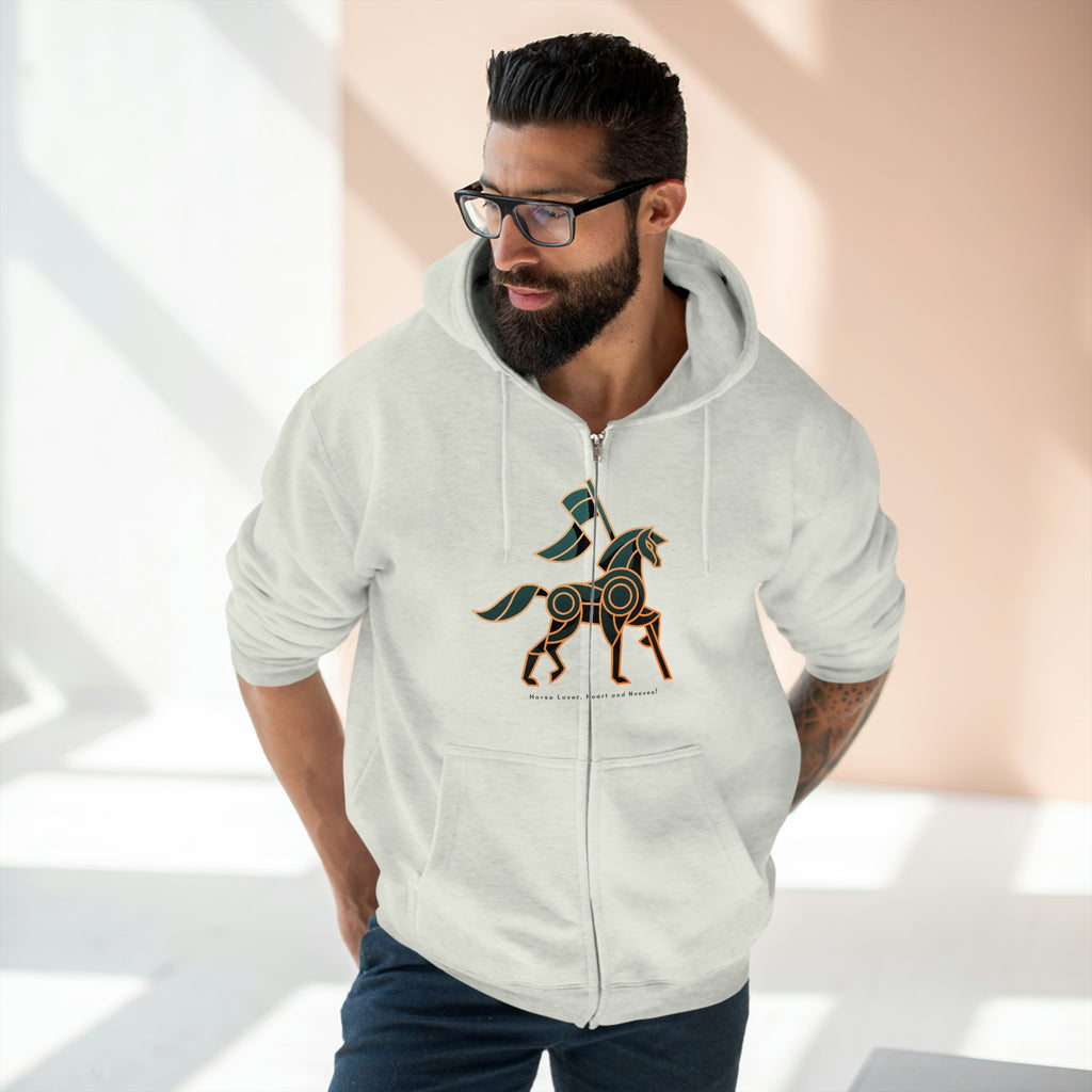 Horse Lover Hooves POD Unisex Premium Full Zip Hoodie