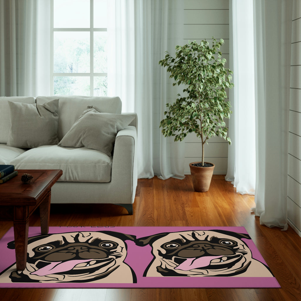 Pug Therapist Dog POD Dornier Rug