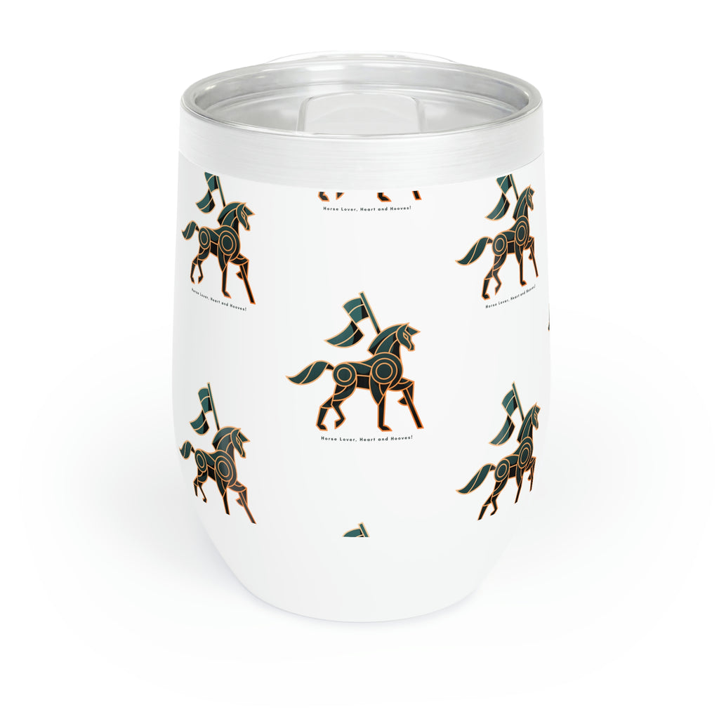 Horse Lover Hooves POD Chill Wine Tumbler