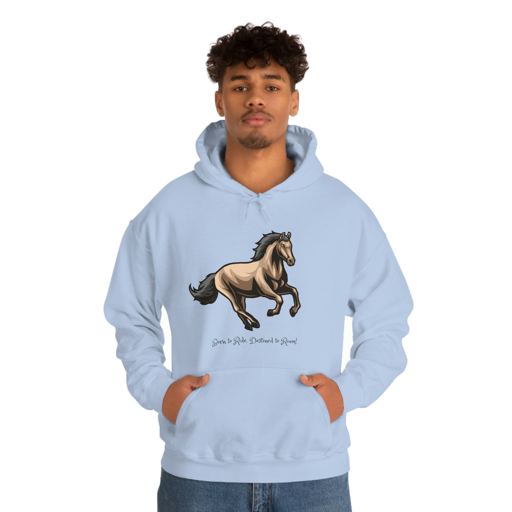 Born to Ride Horse POD Unisex Heavy Blend™ Hooded Sweatshirt