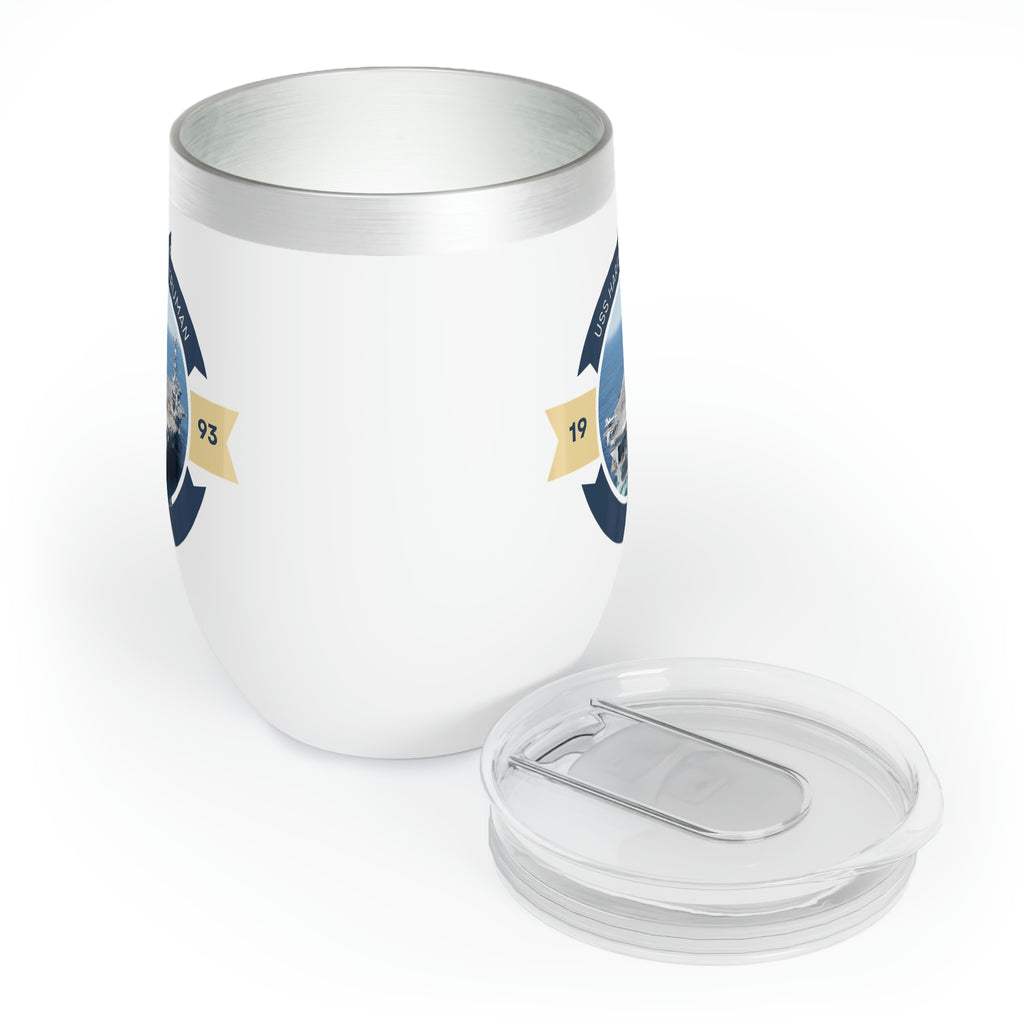 USS Harry S. Truman CVN-75 POD Navy Ship  Chill Wine Tumbler