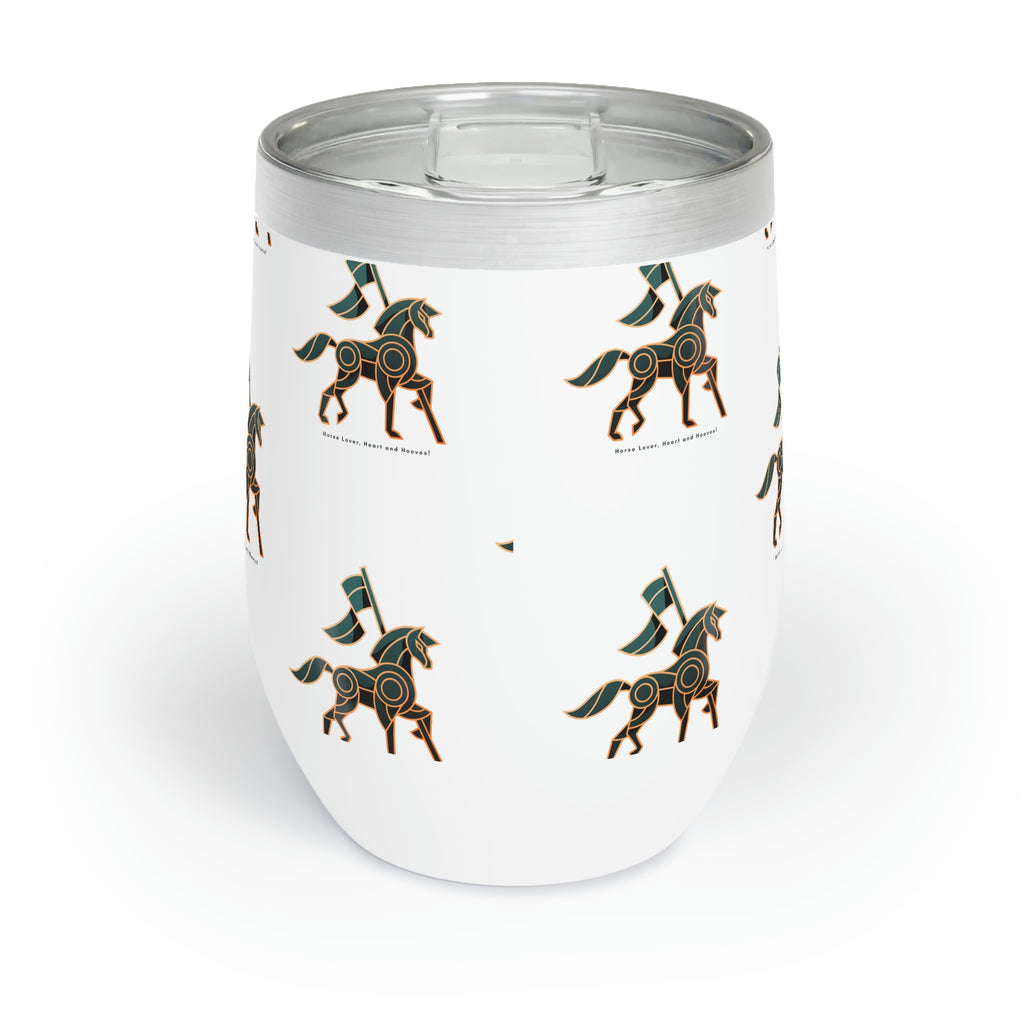 Horse Lover Hooves POD Chill Wine Tumbler