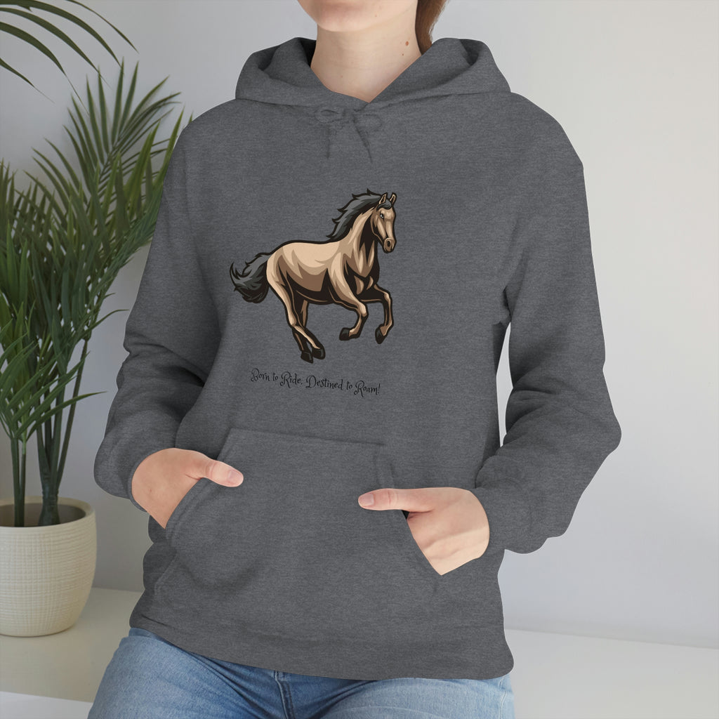 Born to Ride Horse POD Unisex Heavy Blend™ Hooded Sweatshirt