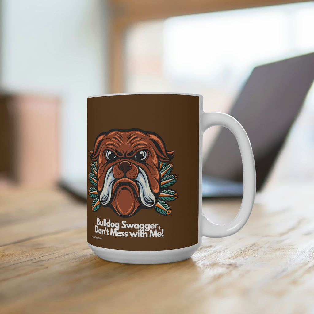 Bulldog Swagger POD Mug 15oz