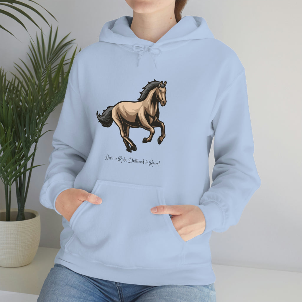 Born to Ride Horse POD Unisex Heavy Blend™ Hooded Sweatshirt