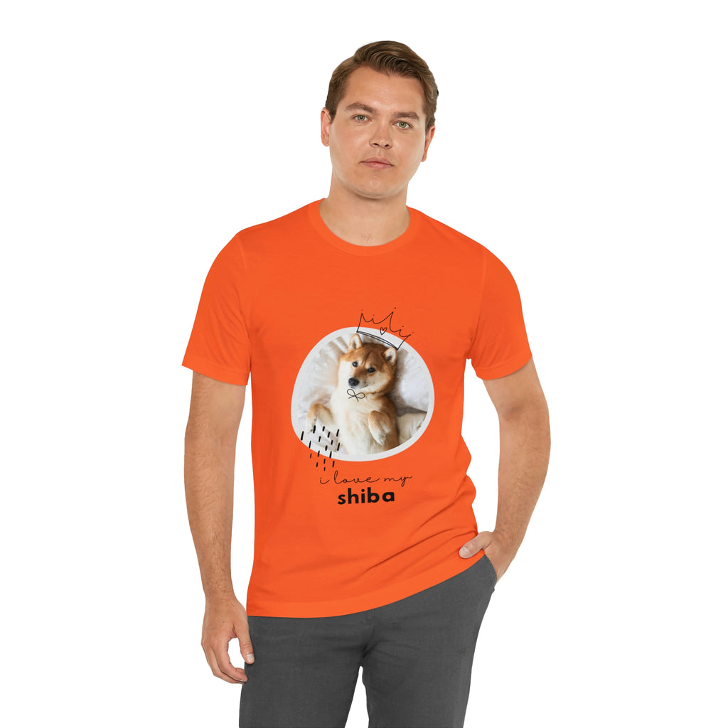 I love my Shiba Dog POD Unisex Jersey Short Sleeve Tee