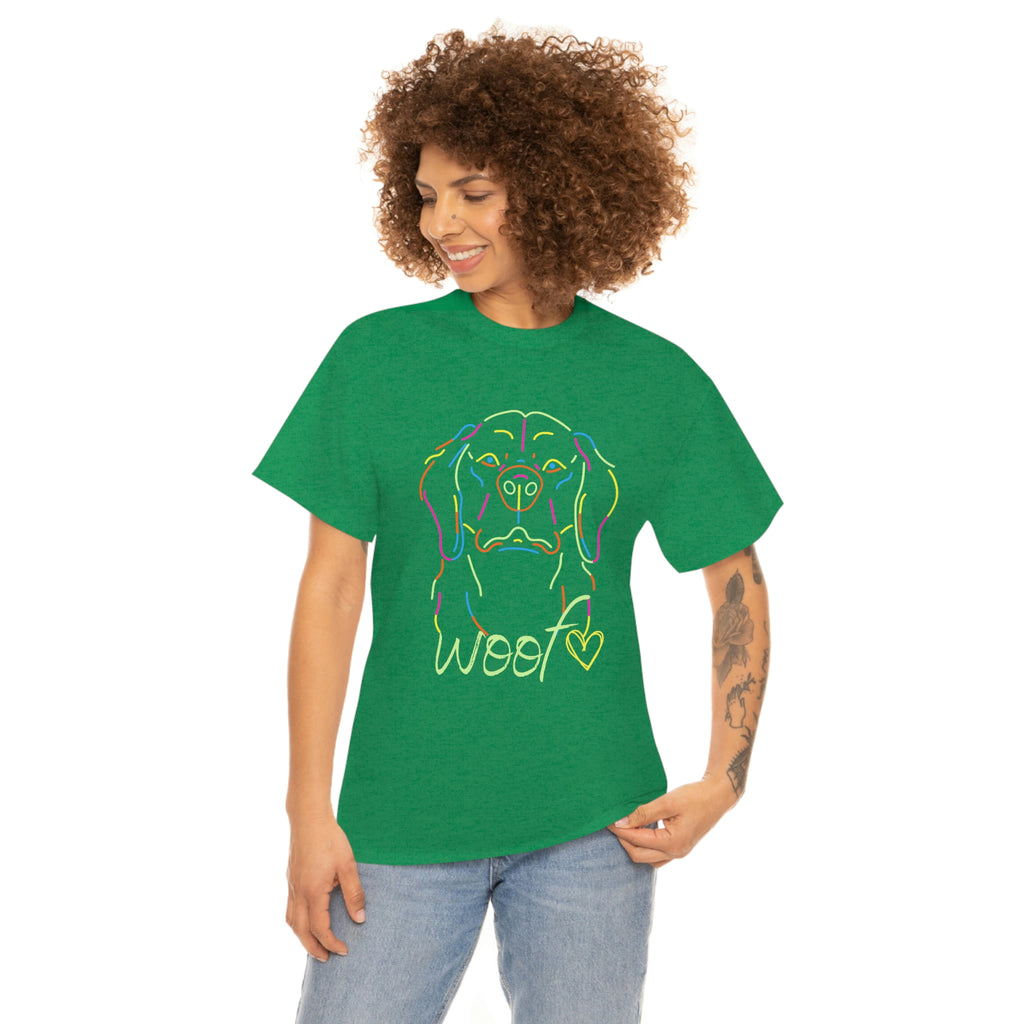 Neon Dog Unisex Heavy Cotton Tee