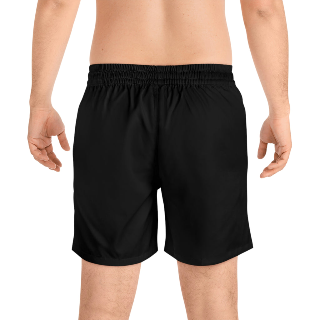 Bulldog Swagger POD Men's Mid-Length Swim Shorts (AOP)