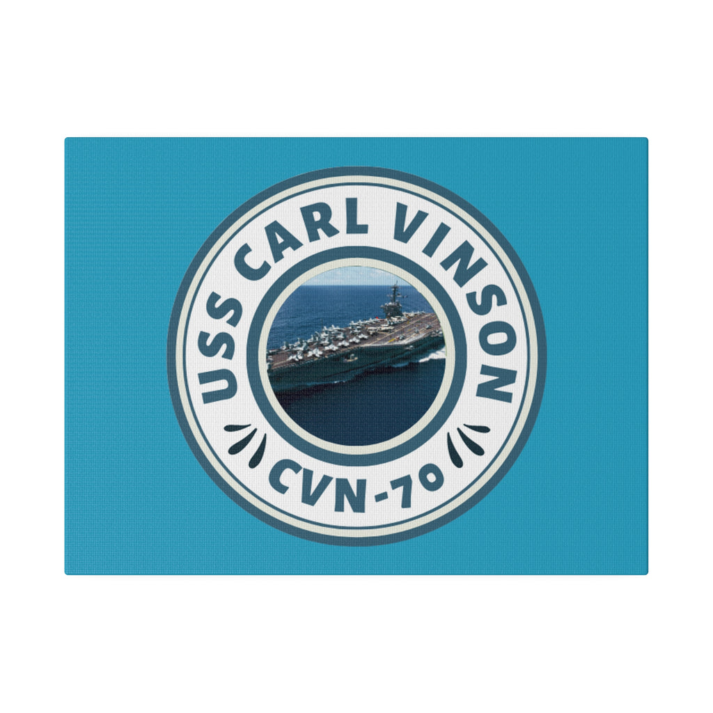 uss Carl Vinson cvn-70 United States Ships POD Matte Canvas, Stretched, 0.75"