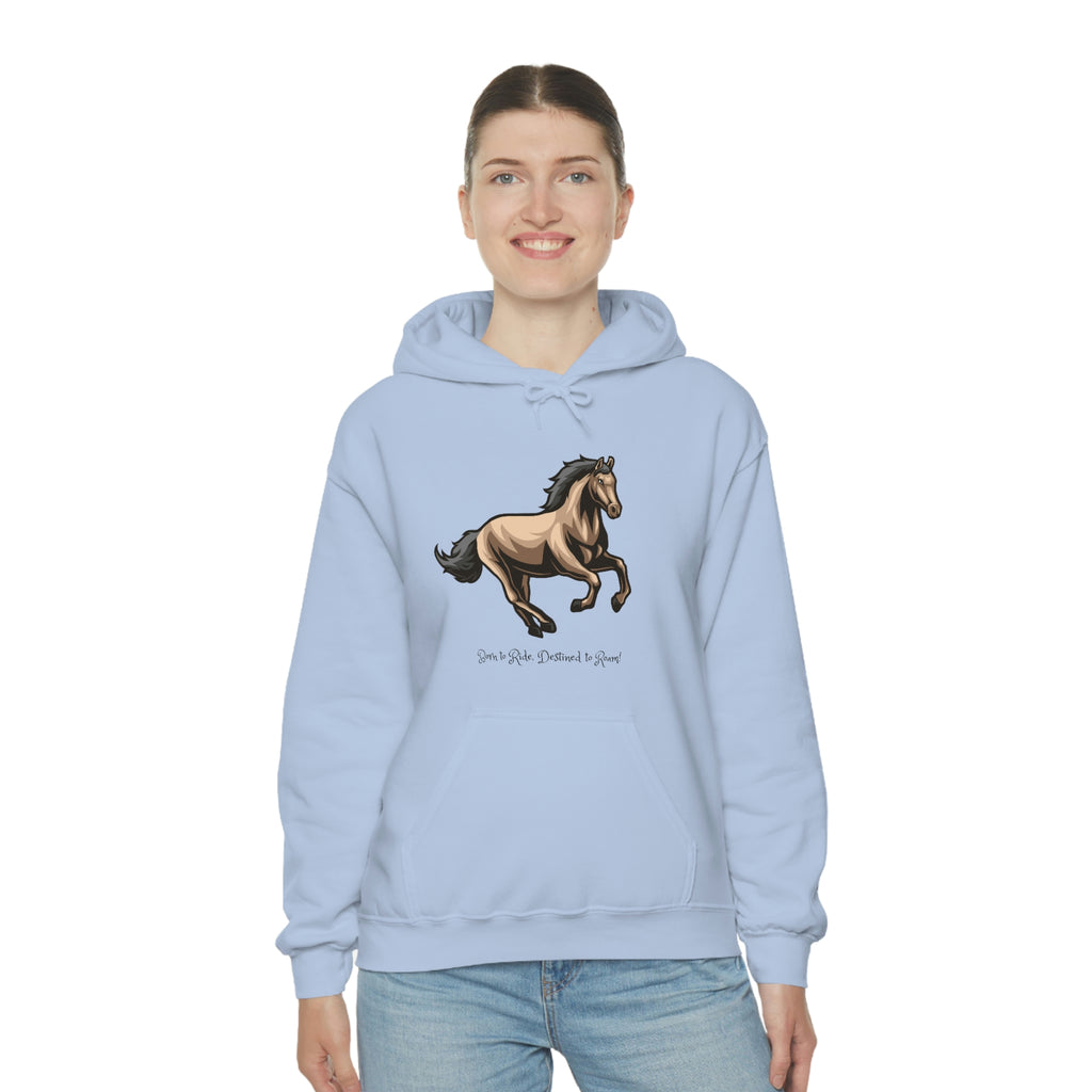 Born to Ride Horse POD Unisex Heavy Blend™ Hooded Sweatshirt