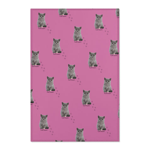 Cat Lovers POD Cat Area Rugs