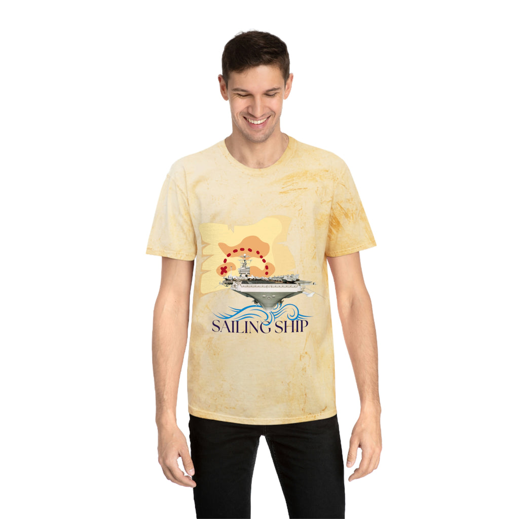 USN POD Navy Ship  Unisex Color Blast T-Shirt