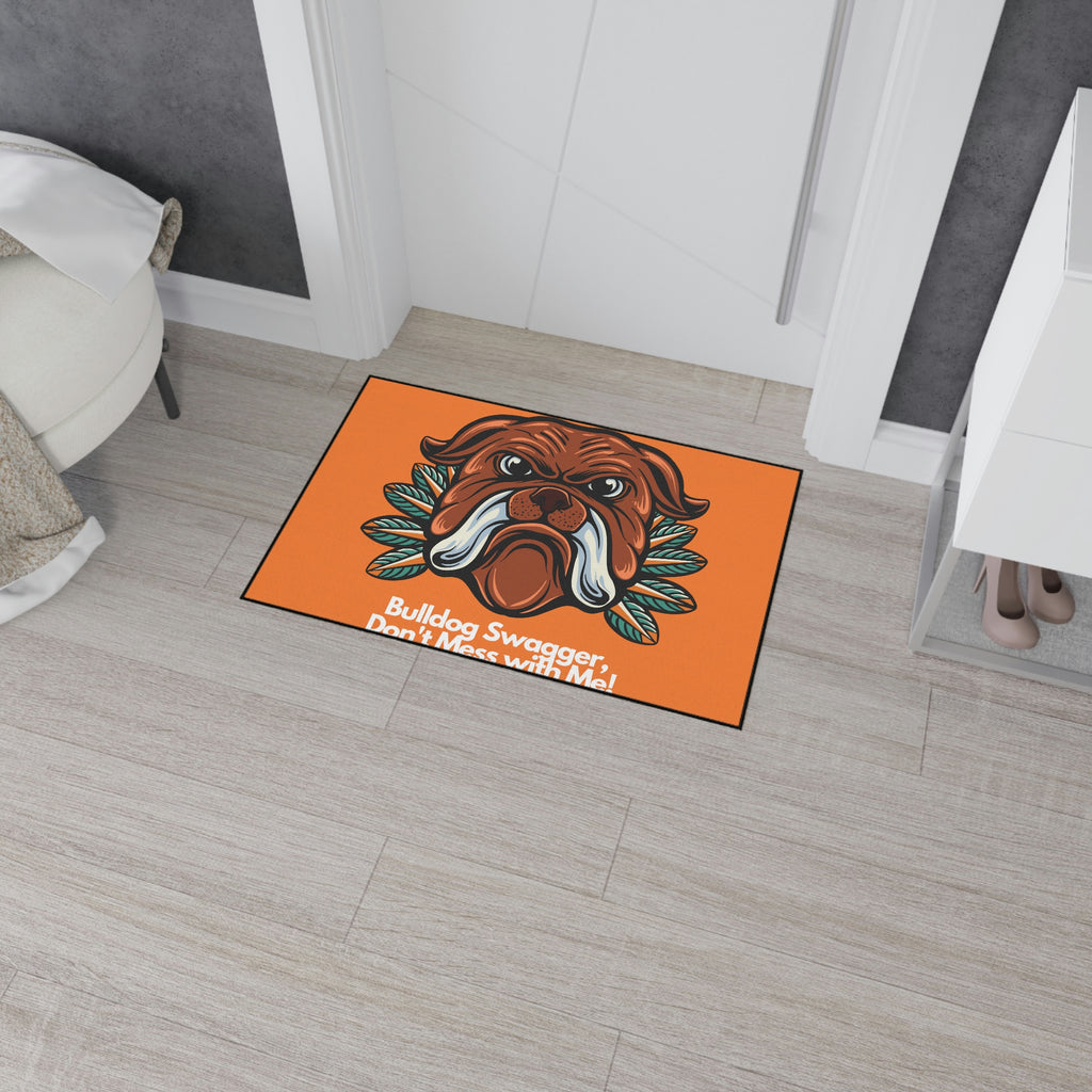 Bulldog Swagger Dog POD Heavy Duty Floor Mat