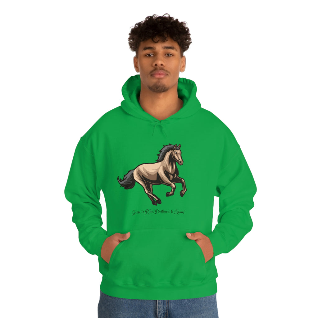 Born to Ride Horse POD Unisex Heavy Blend™ Hooded Sweatshirt