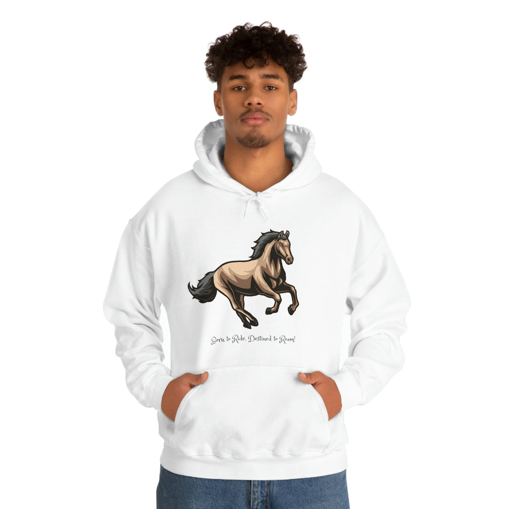 Born to Ride Horse POD Unisex Heavy Blend™ Hooded Sweatshirt