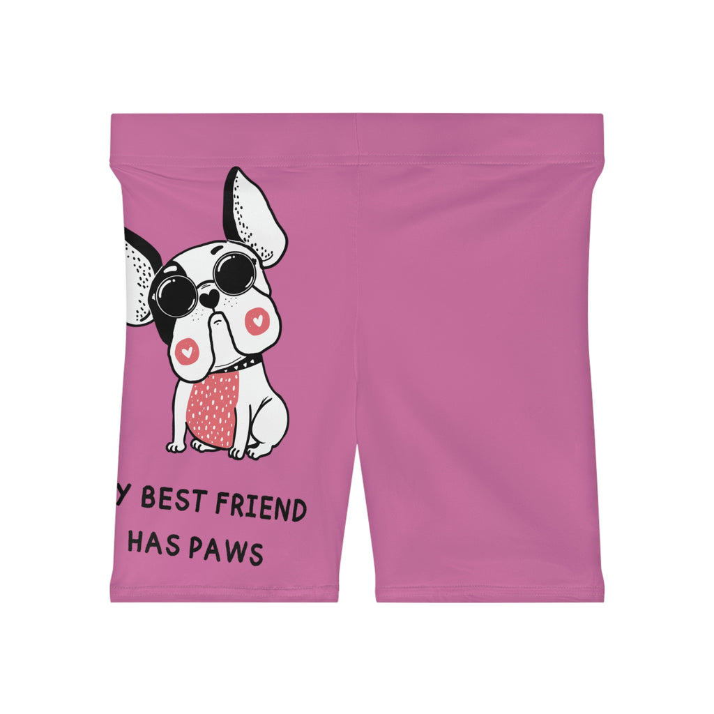 My Bestfriend Has Paws POD Women's Biker Shorts (AOP)