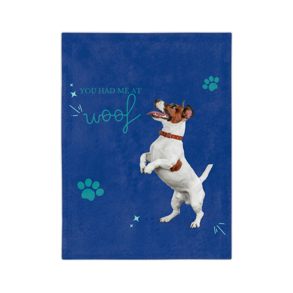 our perfect companions never have fewer than four feet dog POD Velveteen Minky Blanket