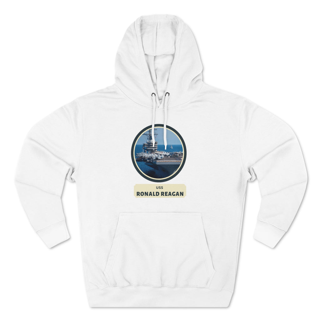 USS ronald reagan United States Ships POD Unisex Premium Pullover Hoodie