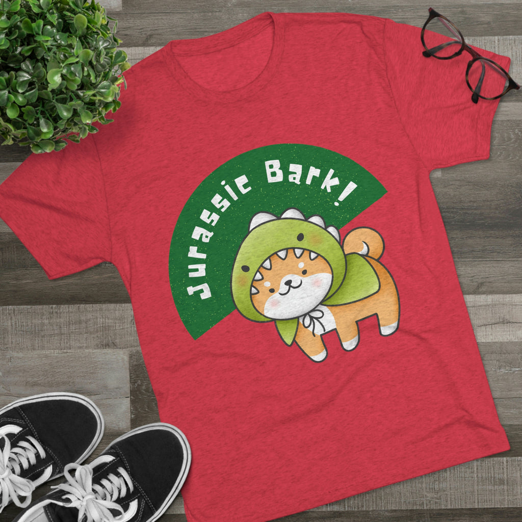 Jurassic Bark Dog POD Unisex Tri-Blend Crew Tee